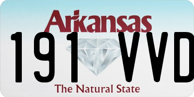 AR license plate 191VVD