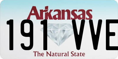 AR license plate 191VVE