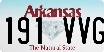 AR license plate 191VVG