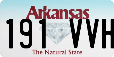 AR license plate 191VVH