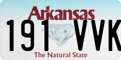 AR license plate 191VVK