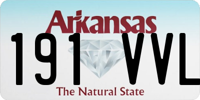 AR license plate 191VVL
