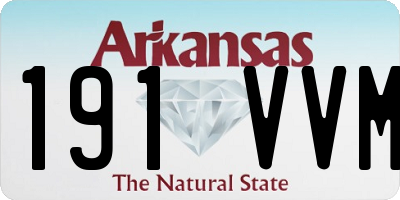 AR license plate 191VVM