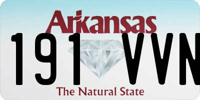 AR license plate 191VVN