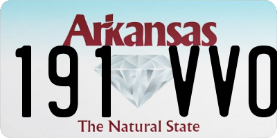 AR license plate 191VVO