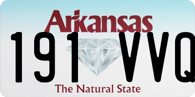 AR license plate 191VVQ