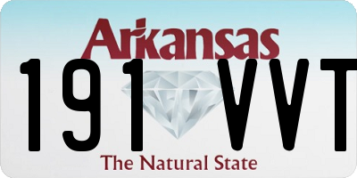 AR license plate 191VVT