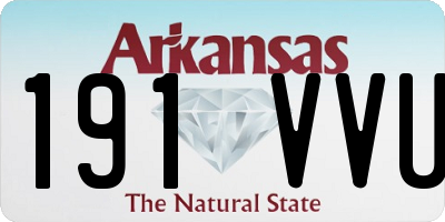 AR license plate 191VVU