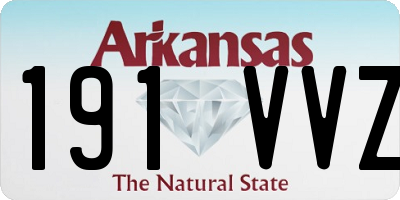 AR license plate 191VVZ