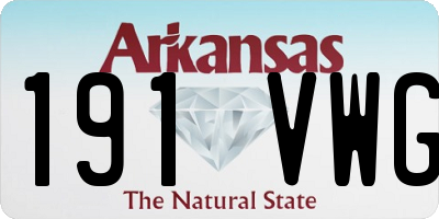 AR license plate 191VWG