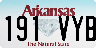 AR license plate 191VYB