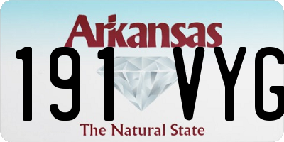 AR license plate 191VYG