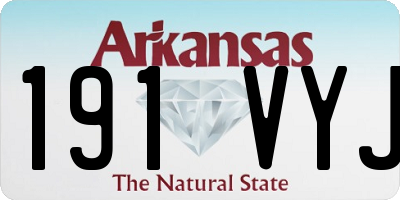 AR license plate 191VYJ