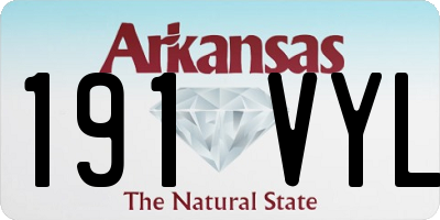 AR license plate 191VYL