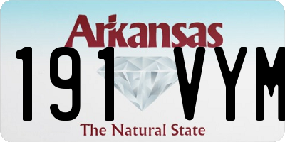 AR license plate 191VYM