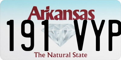 AR license plate 191VYP