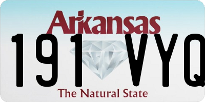 AR license plate 191VYQ