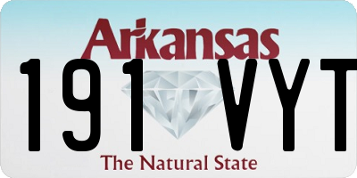 AR license plate 191VYT