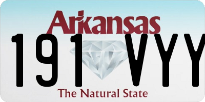 AR license plate 191VYY