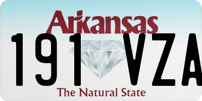 AR license plate 191VZA