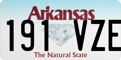 AR license plate 191VZE