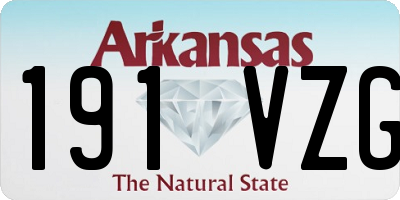 AR license plate 191VZG