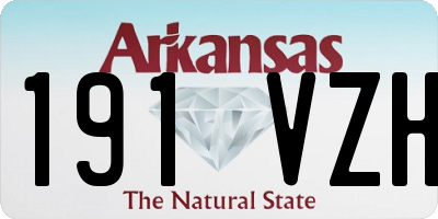 AR license plate 191VZH