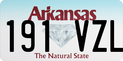 AR license plate 191VZL