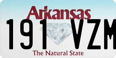 AR license plate 191VZM