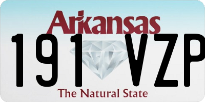 AR license plate 191VZP