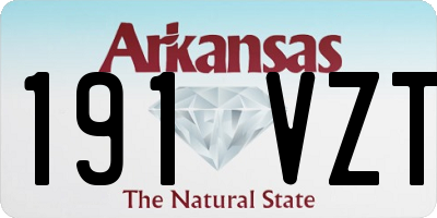 AR license plate 191VZT
