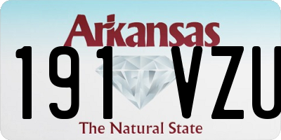 AR license plate 191VZU