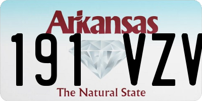 AR license plate 191VZV