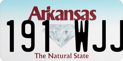 AR license plate 191WJJ