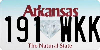 AR license plate 191WKK