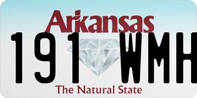 AR license plate 191WMH