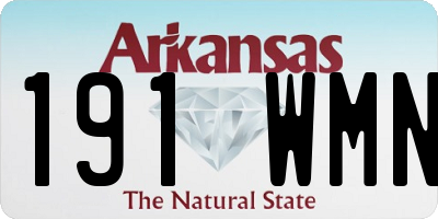 AR license plate 191WMN