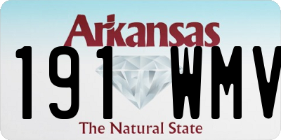 AR license plate 191WMV