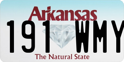 AR license plate 191WMY