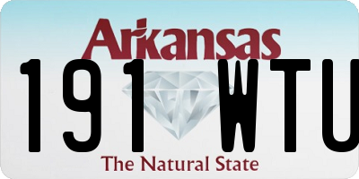 AR license plate 191WTU