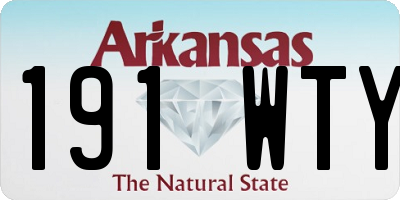 AR license plate 191WTY