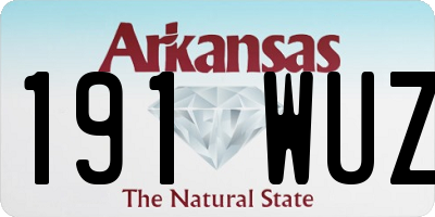 AR license plate 191WUZ