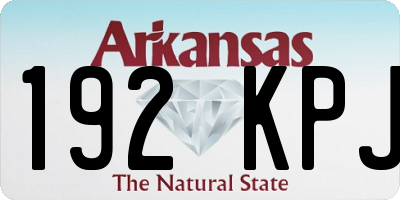 AR license plate 192KPJ