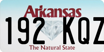 AR license plate 192KQZ