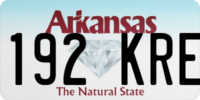 AR license plate 192KRE