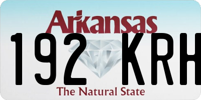 AR license plate 192KRH