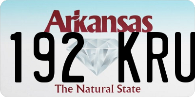 AR license plate 192KRU