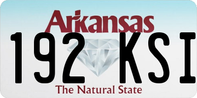 AR license plate 192KSI
