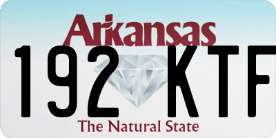 AR license plate 192KTF