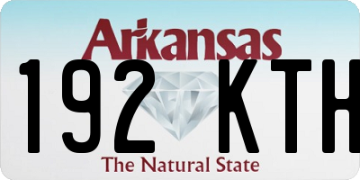 AR license plate 192KTH